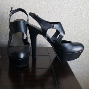 G By Guess Black Heels